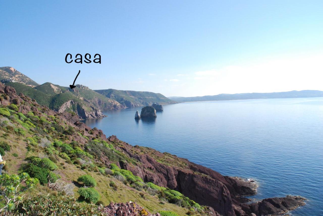 La Casa Del Mare Tanca Piras Villa Nebida Bagian luar foto