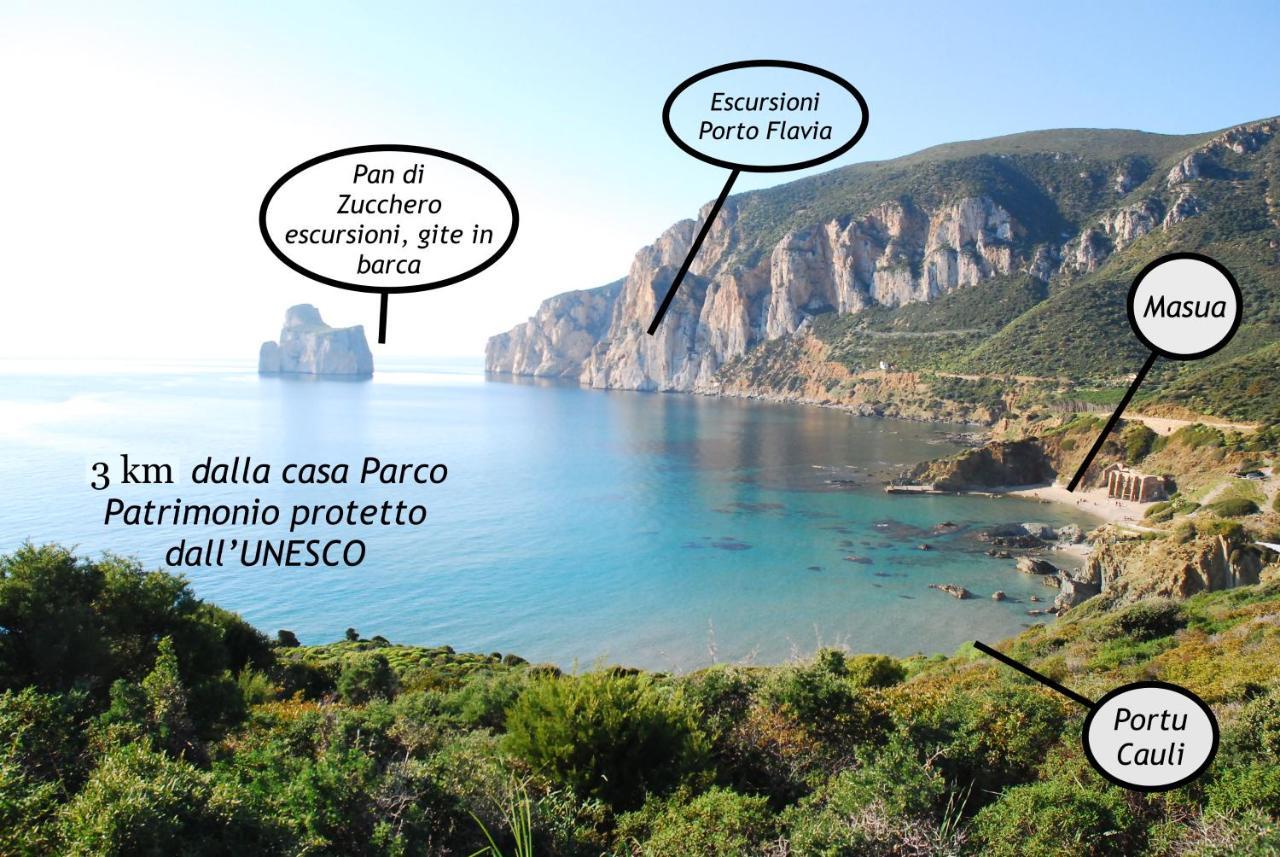 La Casa Del Mare Tanca Piras Villa Nebida Bagian luar foto