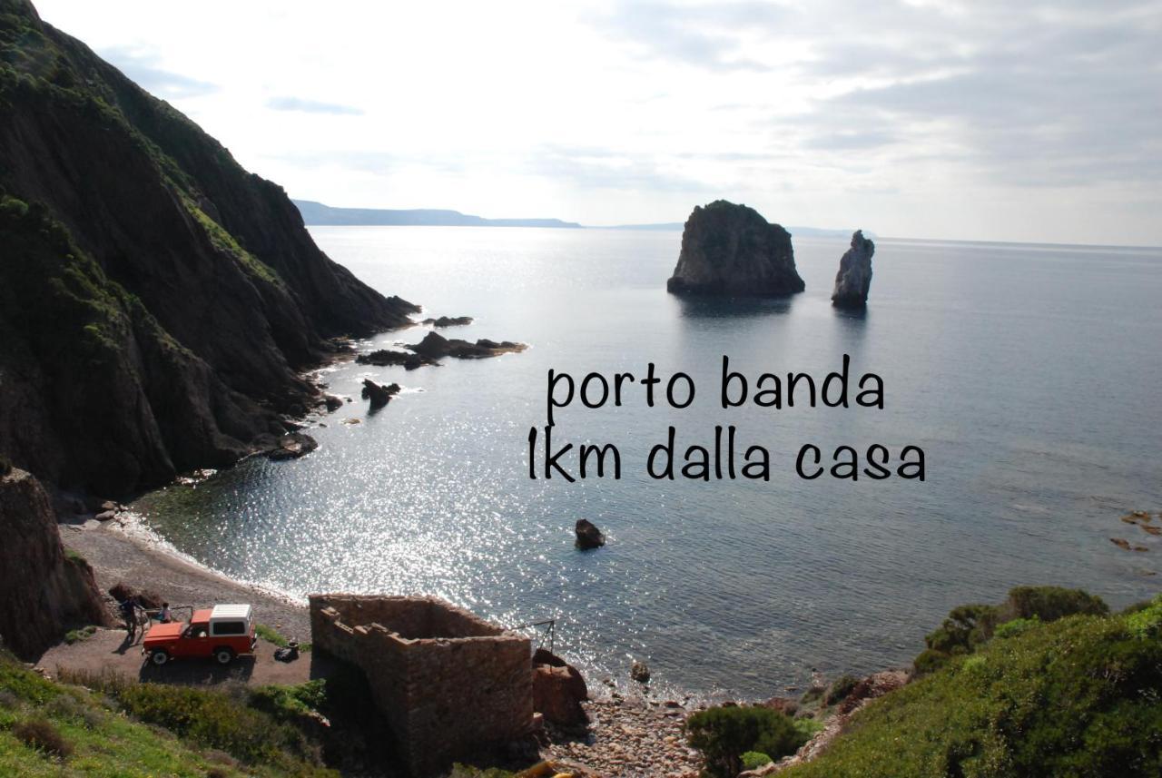 La Casa Del Mare Tanca Piras Villa Nebida Bagian luar foto
