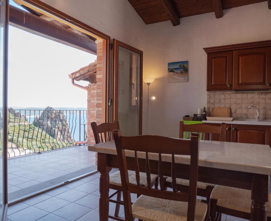 La Casa Del Mare Tanca Piras Villa Nebida Bagian luar foto