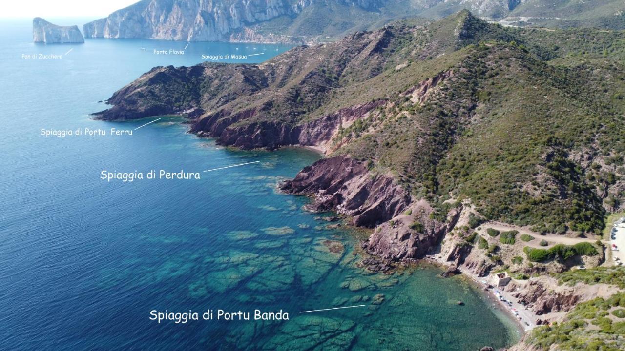 La Casa Del Mare Tanca Piras Villa Nebida Bagian luar foto