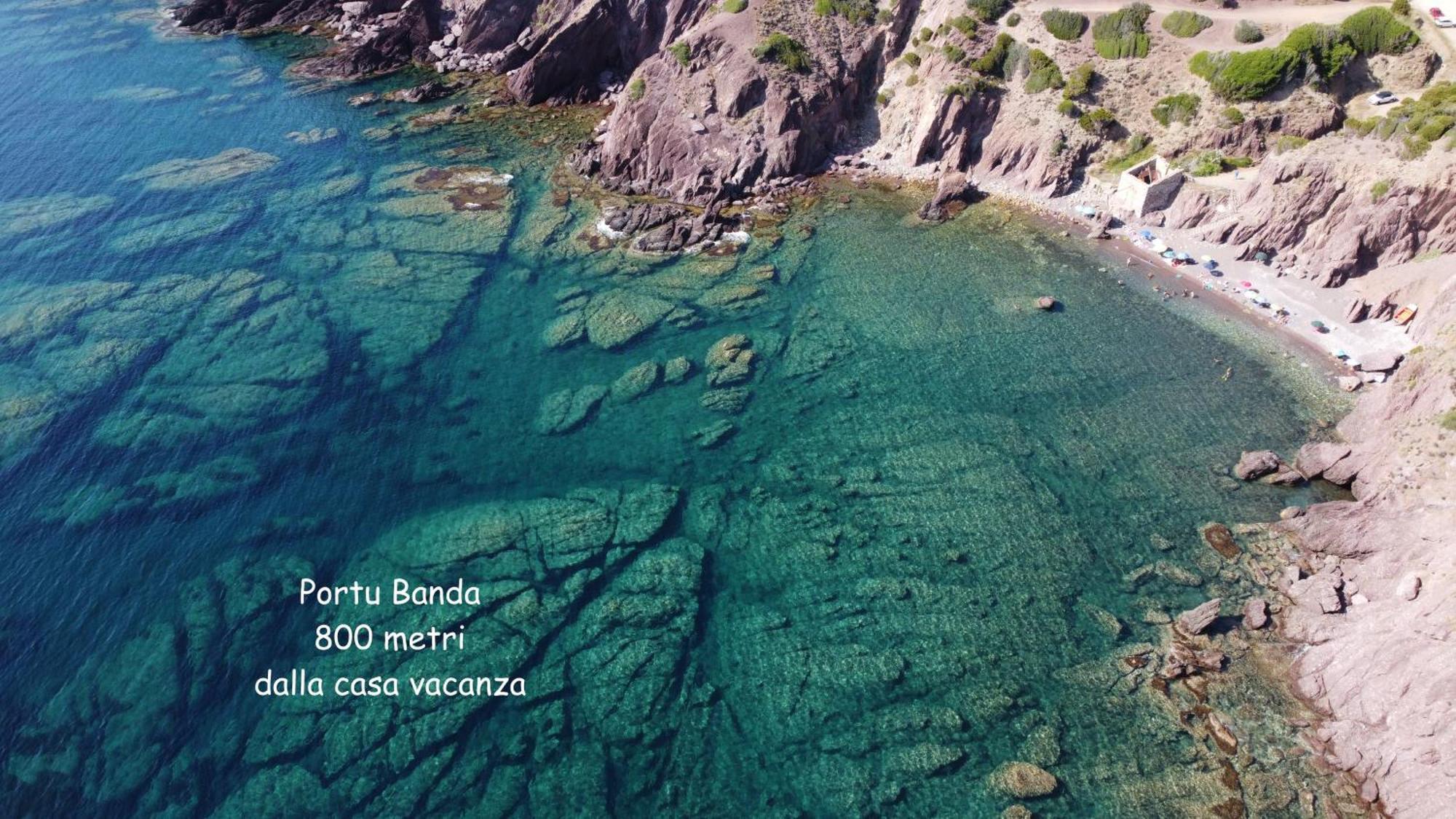 La Casa Del Mare Tanca Piras Villa Nebida Bagian luar foto